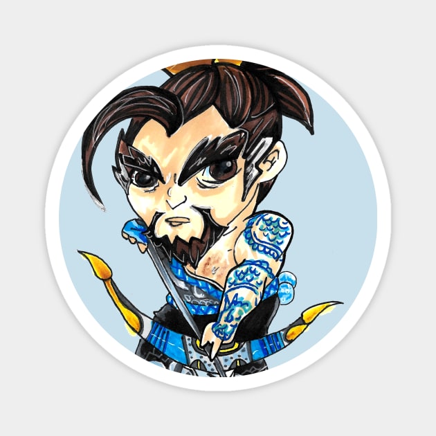 Hanzo Magnet by Geeky Gimmicks